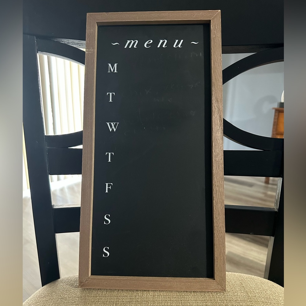 Chalkboard Menu